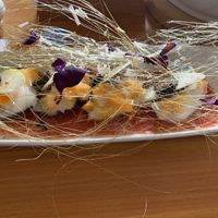 Mango ravioli at Chia Vegan Restaurant in Cusco