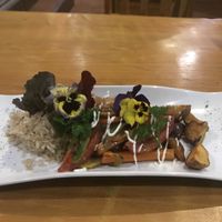 Perfect menu. The best salsa I’ve ever tried haha at Chia Vegan Restaurant in Cusco