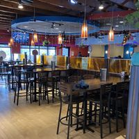 One of the dining areas at Pizza Luce in Richfield