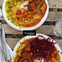 The middle size plate - 8.50 euros at Seerose in Berlin