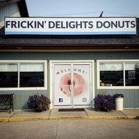 Front door  at Frickin' Delights Donuts in Devon