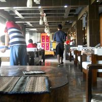 inside the restaurant at BIA Cafe in Kathmandu