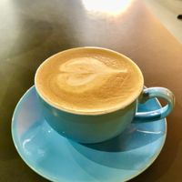 Oat latte  at The Koffee Pot in Manchester