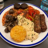 vegan royale (there’s two slices of toast with it too)  at The Koffee Pot in Manchester