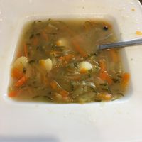 Pickle soup  at Wegemania in Kielce