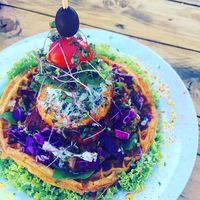 Vegan lighthouse breakfast/lunch   at Something Good Roadhouse in Summerstrand