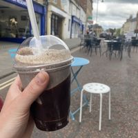 Vegan Oreo milkshake  at The Origami Cafe & Gift Shop in Alnwick