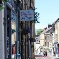 The exterior of the shop. at The Origami Cafe & Gift Shop in Alnwick