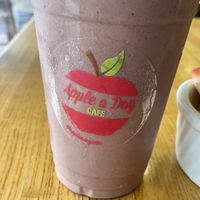Açaí antioxidant A with pb added  at Apple a Day Store & Cafe in Miami Beach