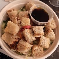 Rice noodles with spring rolls at Eatnam - Odengatan in Stockholm