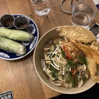 Vegan Spring Rolls and Vegan Pho at Eatnam - Odengatan in Stockholm