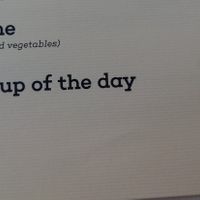 2 vegan soups at Culture Club Strudla in Podgorica