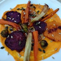 Roasted veggies 😋 at Culture Club Strudla in Podgorica