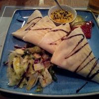 Vegan tortillas at Culture Club Strudla in Podgorica