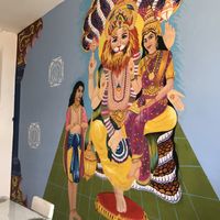 In the seating area   at Mandira in Pereira