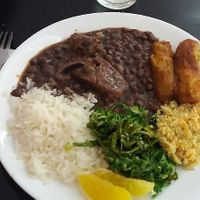 Vegan feijoada at Vaca Verde in Sao Paulo