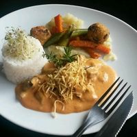 strogonoff vegan at Vaca Verde in Sao Paulo