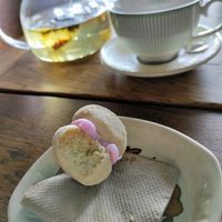 Melting moment, devine and fresh herbal tea at Portershed in Christchurch