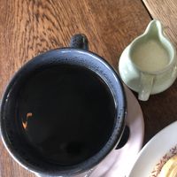 Large coffee at Portershed in Christchurch