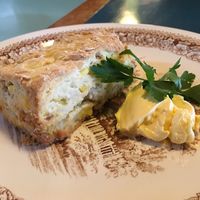 vegan cheese scone  at Portershed in Christchurch