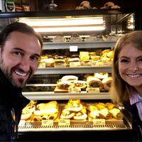 Grab and go food (there is also a hot food menu and lots of desserts) at Portershed in Christchurch
