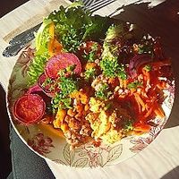 Buddha bowl at Portershed in Christchurch