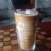 Iced coffee at Portershed in Christchurch