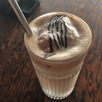 Chocolate shake! at Portershed in Christchurch