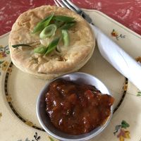 My fave dish - steak and cheese pie  at Portershed in Christchurch