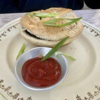 Mine n cheese pie at Portershed in Christchurch