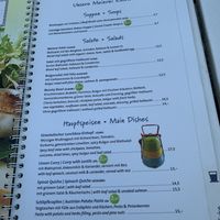 Karte at Landtmann's Jausen Station in Vienna