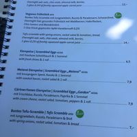 Vegan breakfast at Landtmann's Jausen Station in Vienna