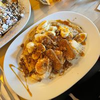Vegan biscoff crepe at The Pancake Cafe in Durham