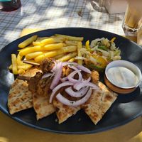 Vegan souvlaki at Select in Kos