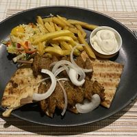 Vegan plant based souflaki  at Select in Kos