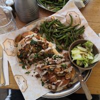 😋  at Nimrod Cafe - Port in Tel Aviv