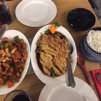 Vegan Gongbao & Vegan Duck at Lotus in Loerrach