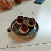 Dessert at Humus x Hortense in Brussels