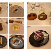 Our ten course meal  at Humus x Hortense in Brussels