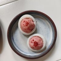 Dessert at Humus x Hortense in Brussels