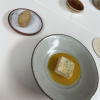 „Arancini“ & home made tofu   at Humus x Hortense in Brussels