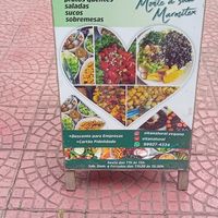 Placa do restaurante at Vita Natural in Sao Paulo