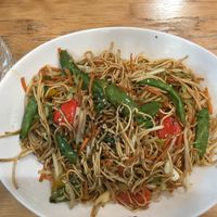 Fried noodles without egg at FRA - Coa - T1 in Frankfurt