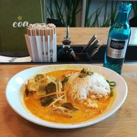 Yellow Thai Curry, yum! at FRA - Coa - T1 in Frankfurt