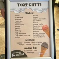 Eissorten   at Gelateria Tonegutti in Timmendorfer Strand