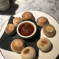 Vegan doughballs with smoky harrisa tomato dip at Pizza Express in Windsor
