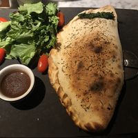 Vegan calzone  at Pizza Express in Windsor