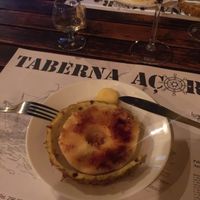 Pineapple flambé  at Taberna Acor in Sao Miguel