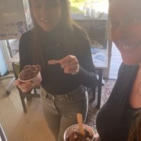 Vegan chocolate ice cream  at Mad Bar in Hanstholm