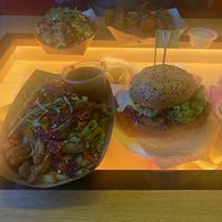 Spice bag and the vegan chick   at Token in Dublin